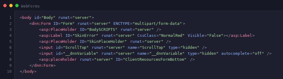 Code example 1